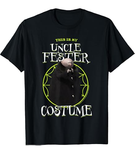 The Addams Family “Uncle Fester” Tシャツ　映画 Amazon.com: The Addams Family Uncle Fester School T-Shirt